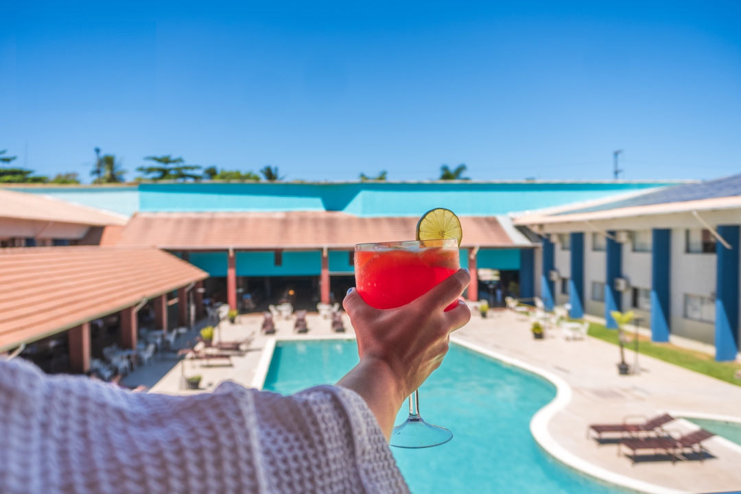 Área de lazer do Nauticomar Resort